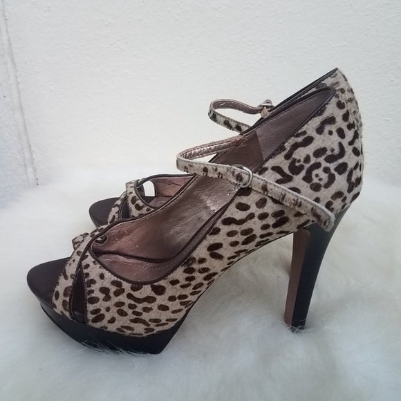 Bcbgeneration leopard print heels size 8 - Picture 4 of 6